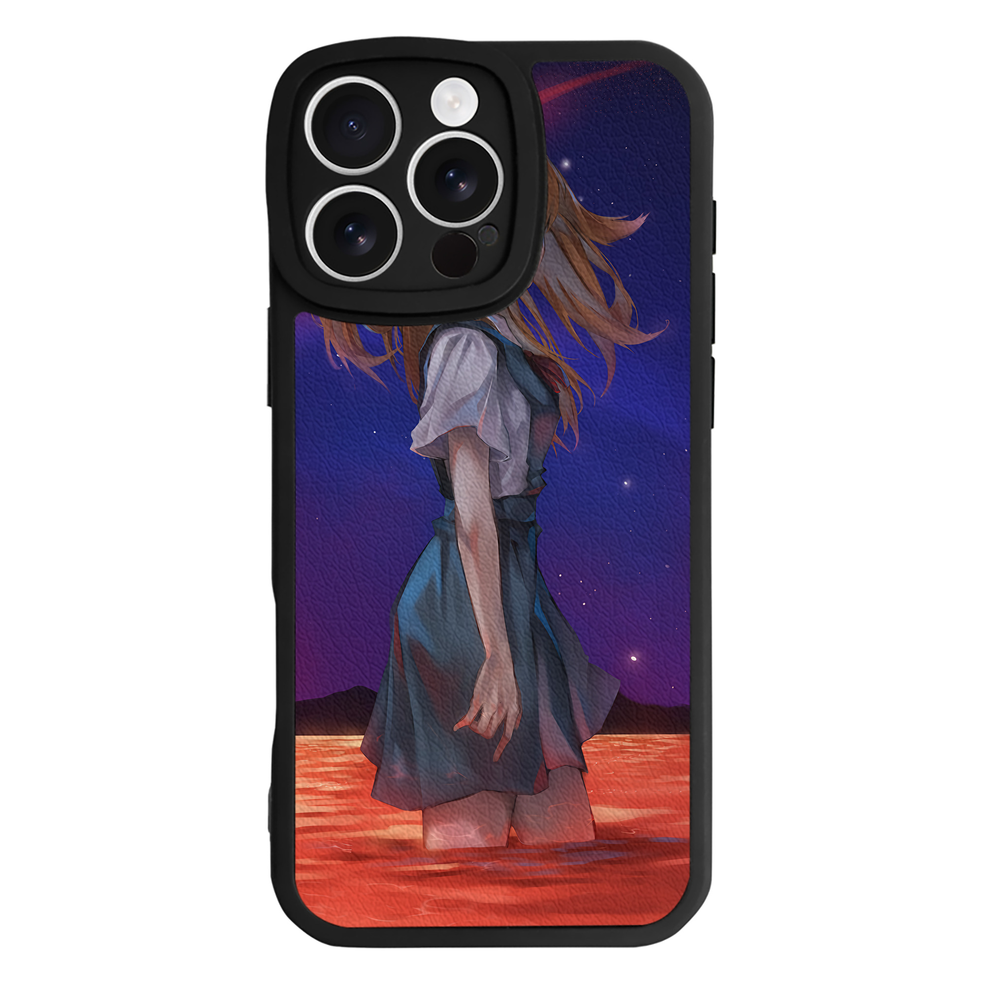 （画像用） EVA 新世紀エヴァンゲリオン 【iPhone 16シリーズ対応】シリコンスマホケース（レザー調） 材質：シリコン